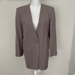 Saville Vintage Wool Blazer - Size 10